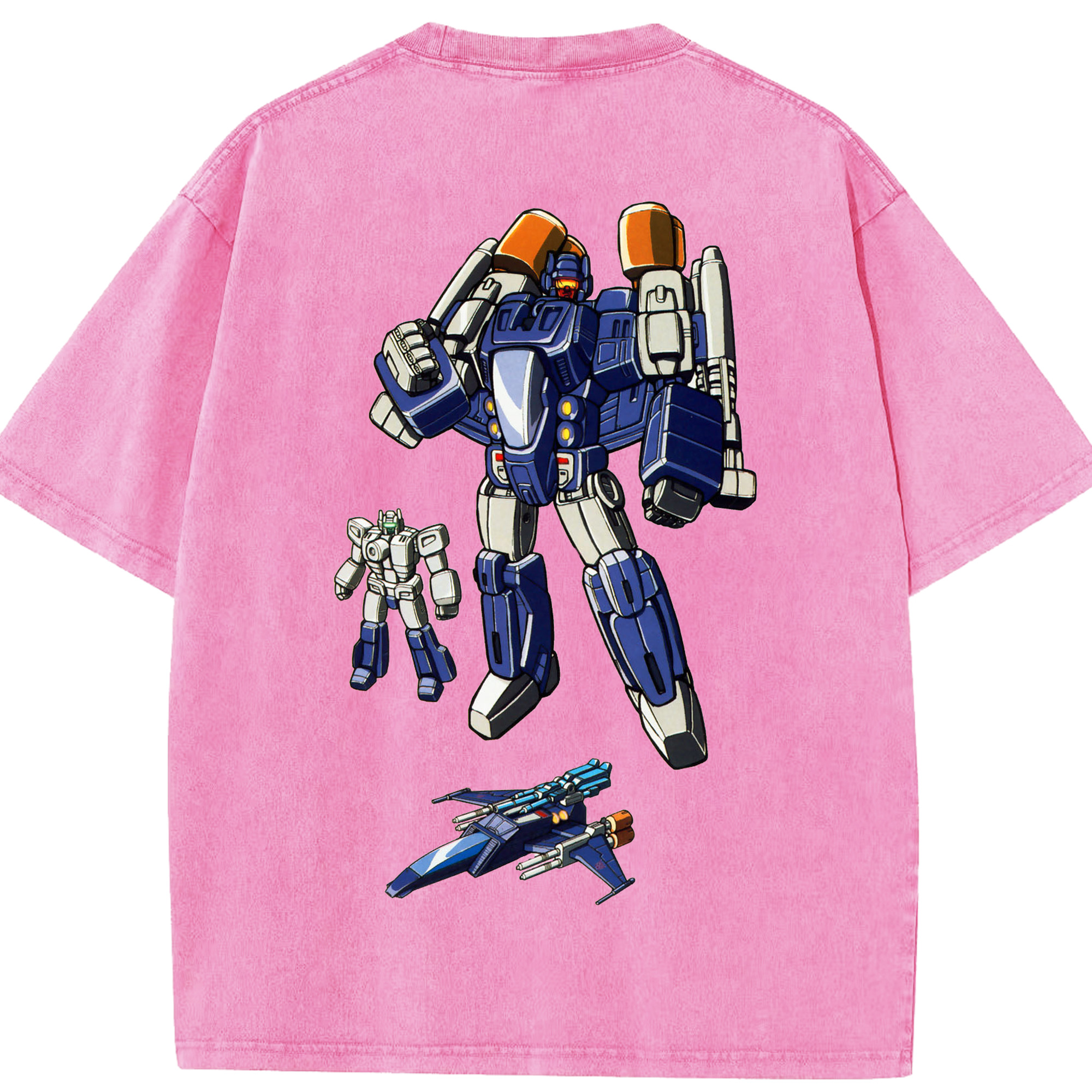 （画像用）  綿100% ヴィンテージ風 半袖Tシャツ（背面プリント）